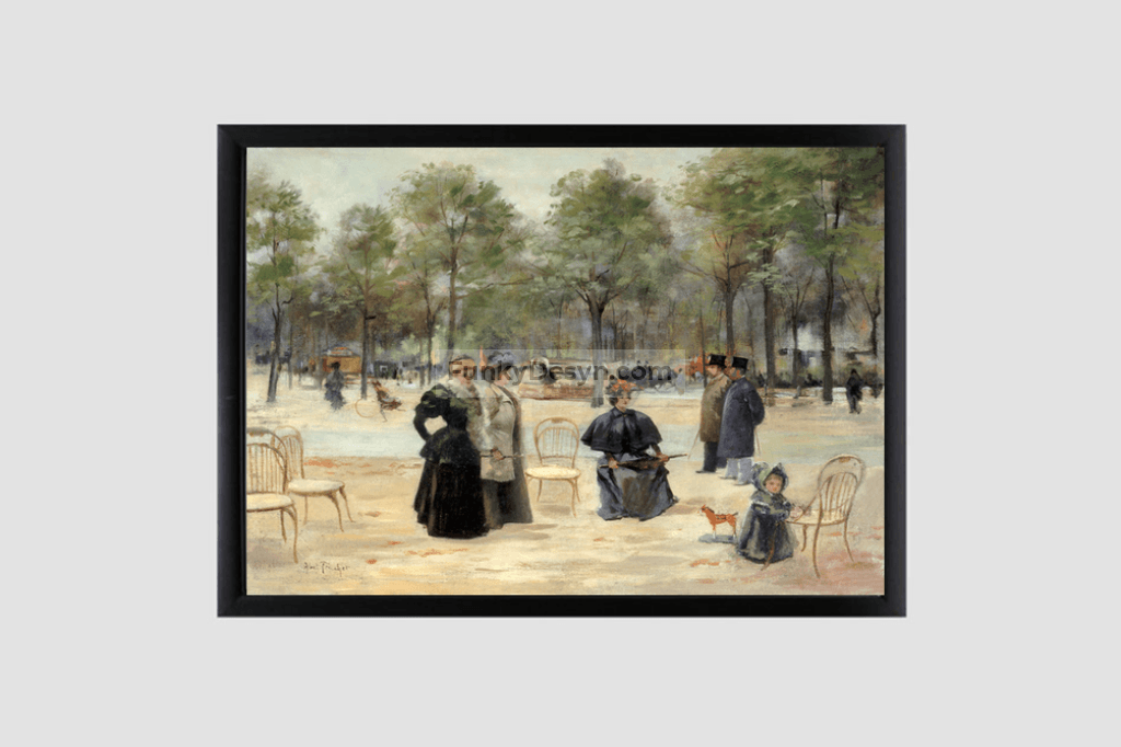 To the Champs Elysees (1895) by Louis Abel-Truchet.