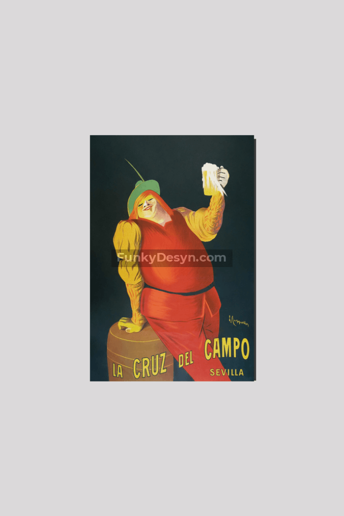 La Cruz del Campo beers (1906) by Leonetto Cappiello