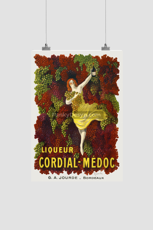 Liquer Cordial-Médoc, G. A. Jourde - Bordeaux (1907) by Leonetto Cappiello.