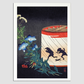 Bellflower and Lantern print in high resolution by Hiroaki Takahashi (1871–1945)