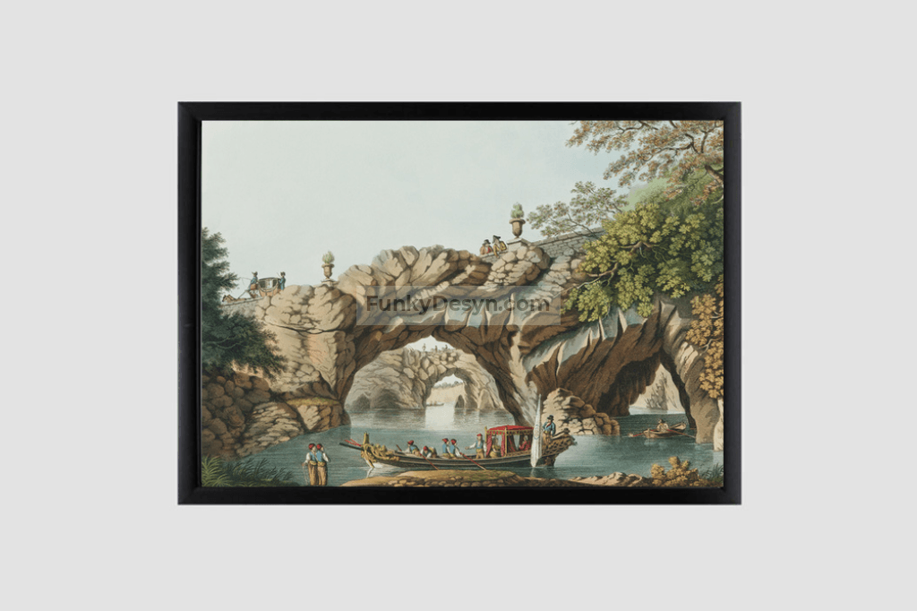 View at Villa Scabrosa by Luigi Mayer (1755-1803)