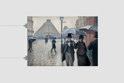 Paris Street Rainy Day (1877) painting  by Gustave Caillebotte