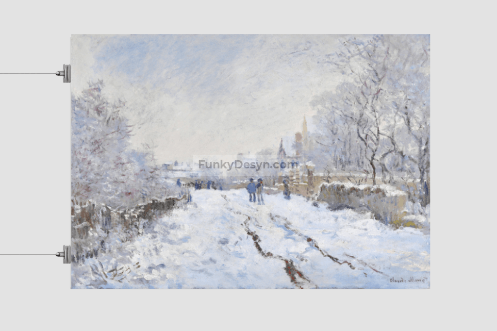 Claude Monets The Magpie (18681869) 11.7X16.54 Inches/ Rolled Poster