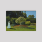 Monet's Lady in the garden (1867)