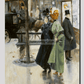 On the Boulevards (1895) by Louis Abel-Truchet