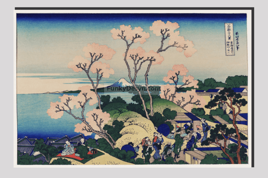Goten-Yama Hill, Shinagawa on the Tokaido by Katsushika Hokusai (1760-1849