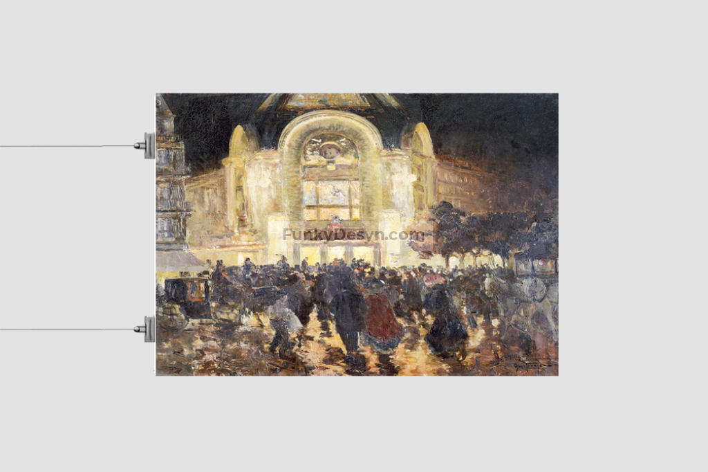 The Gaumont-Palace cinema, place de Clichy (19) by Louis Abel-Truchet