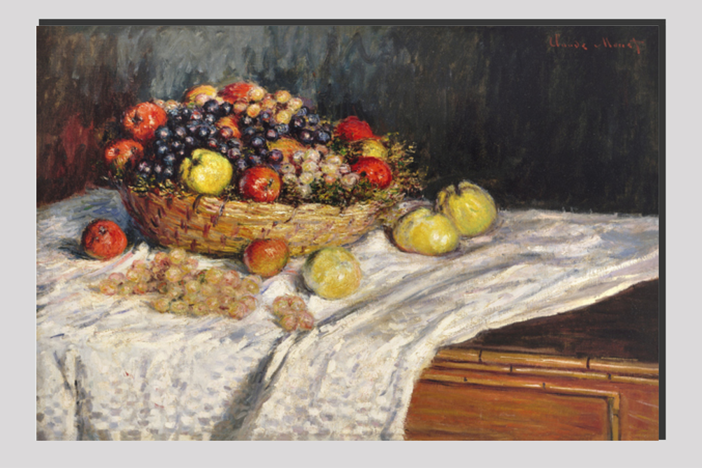 Apples and Grapes (1879–1880) by Claude Monet