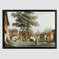 Caravansary at Kustchiuk Czemege from Views in the Ottoman Dominions, in Europe, in Asia, and some of the Mediterranean islands (1810)  by Luigi Mayer (1755-1803).
