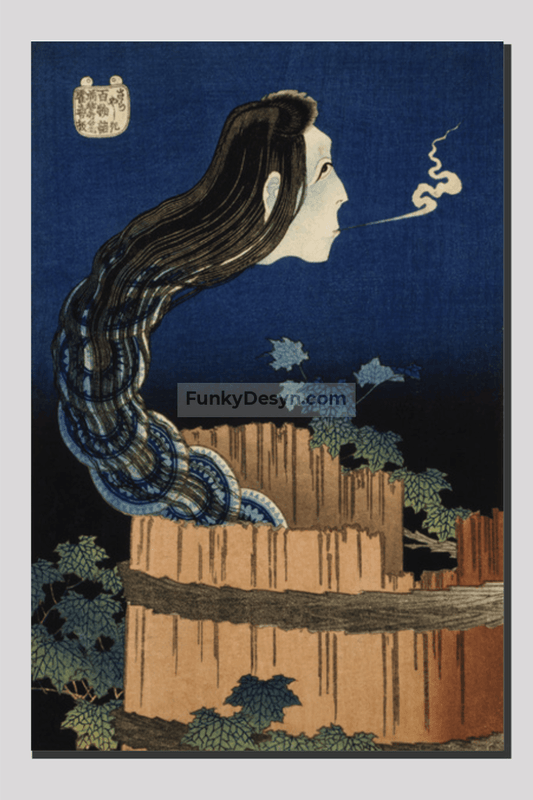 The Plate Mansion by Katsushika Hokusai (1760-1849)