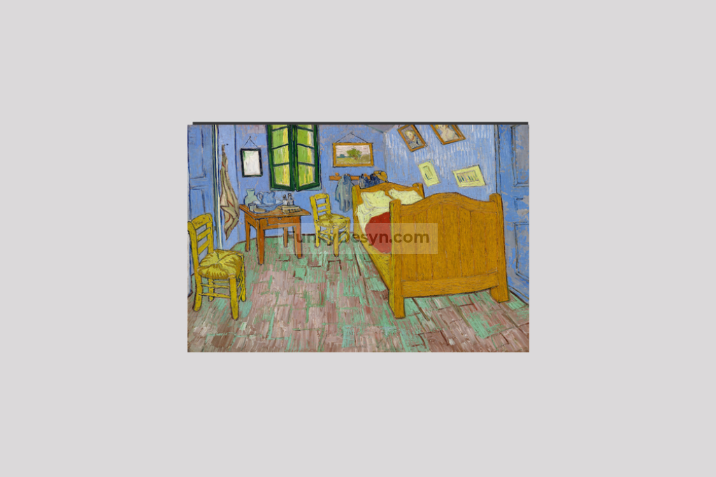 The Bedroom (1889) By Vincent Van Gogh. 8X12 Inches/ Wrapped Canvas
