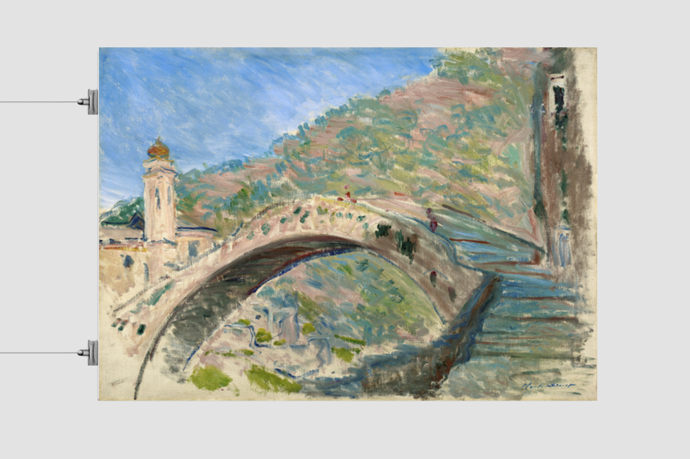 Monet's Bridge at Dolceacqua (1884)