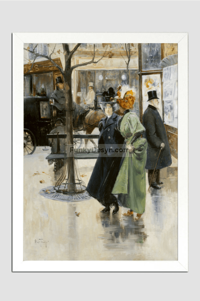On the Boulevards (1895) by Louis Abel-Truchet