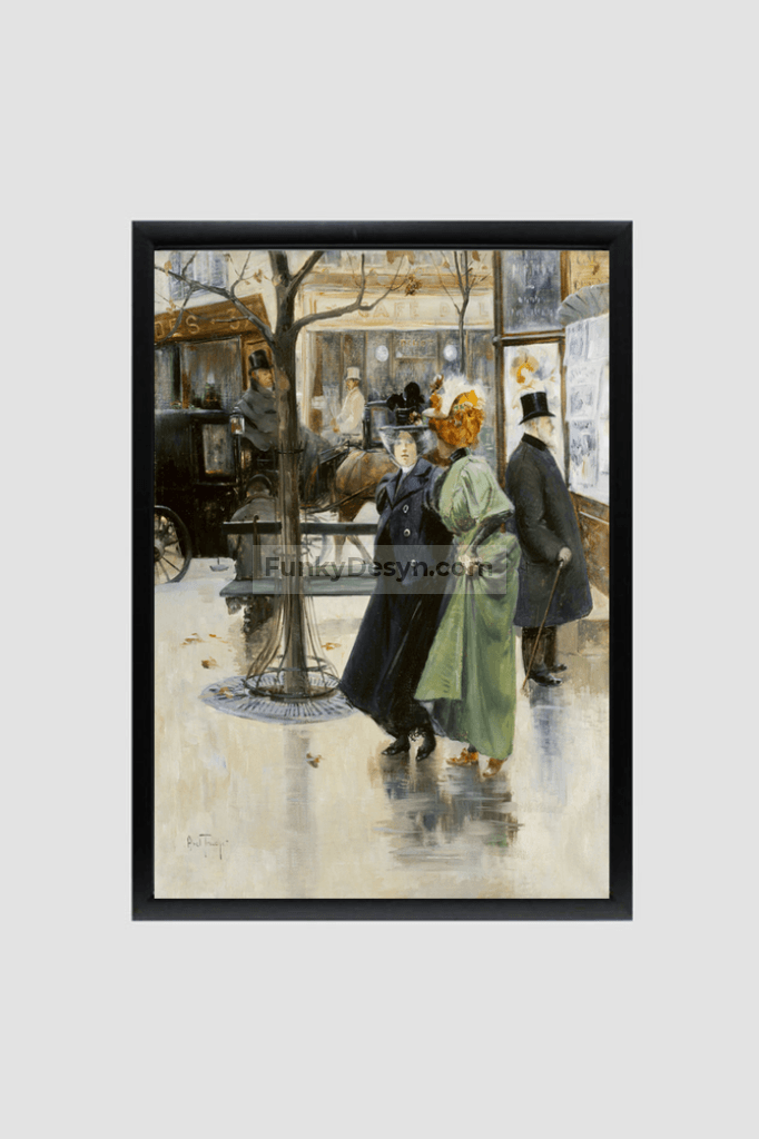 On the Boulevards (1895) by Louis Abel-Truchet