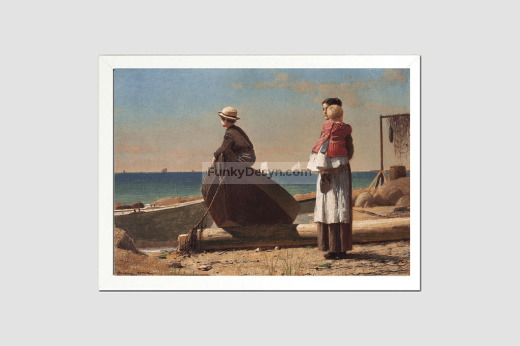 Dad's Coming (1873) by Winslow Homer