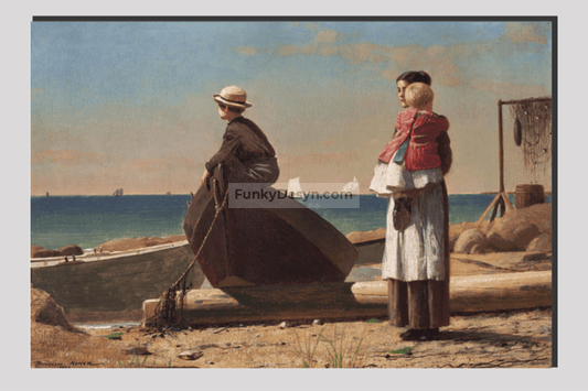 Dad's Coming (1873) by Winslow Homer
