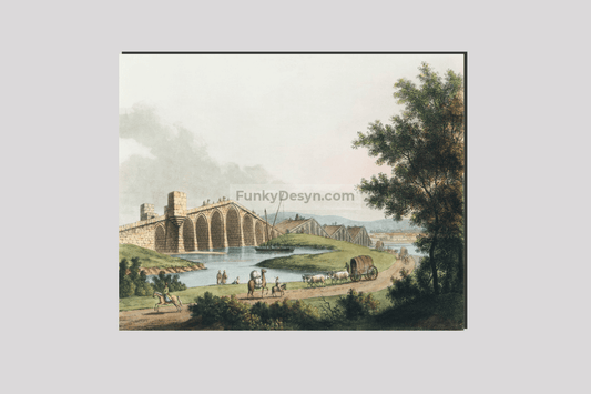 Ponte grande  by Luigi Mayer (1755-1803).