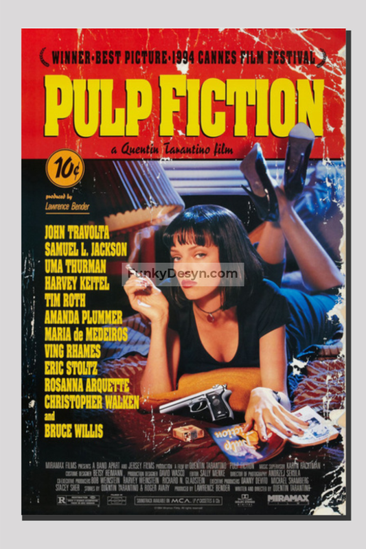 Pulp Fiction - 1994 20X30 Inches/ Wrapped Canvas Decor