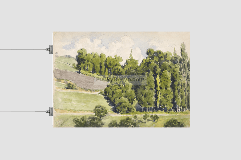 Sketchbook (ca. 1883–1887) painting in high resolution by Gustave Caillebotte.