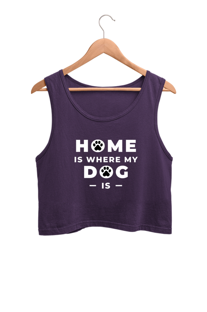Black and White Fun Home and Lifestyle - Crop Tank