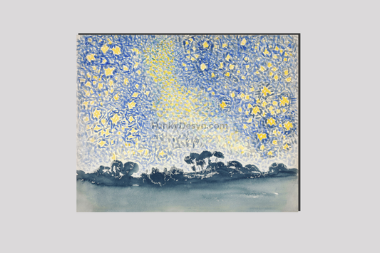 Landscape with Stars (1905–1908)  by Henri-Edmond Cross.