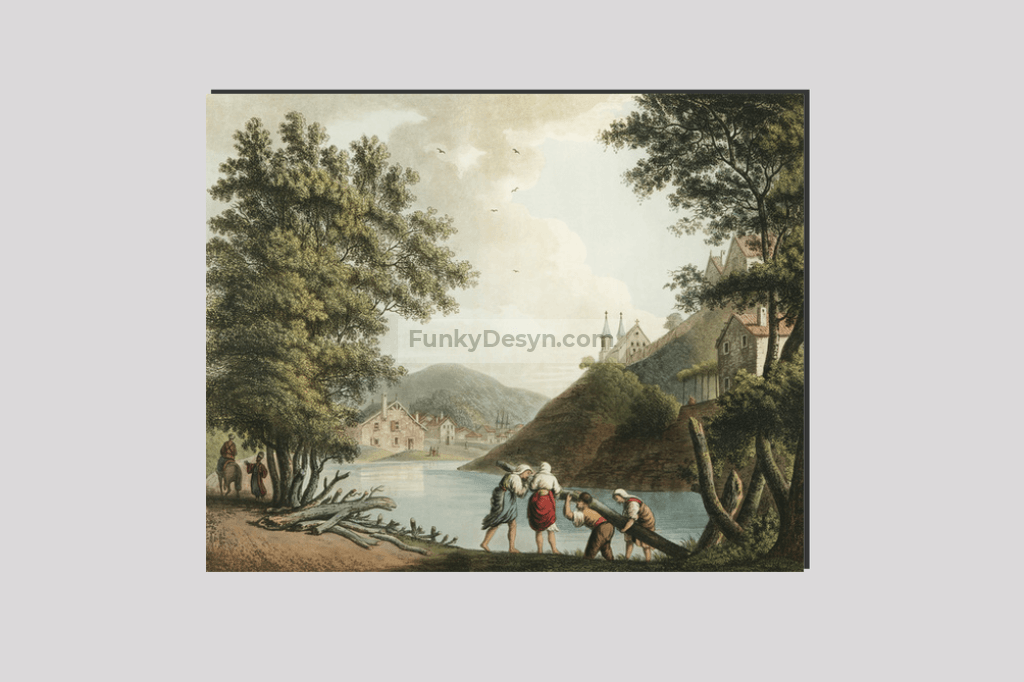 View on the Aluta from Views in the Ottoman Dominions, in Europe, in Asia  by Luigi Mayer (1755-1803)