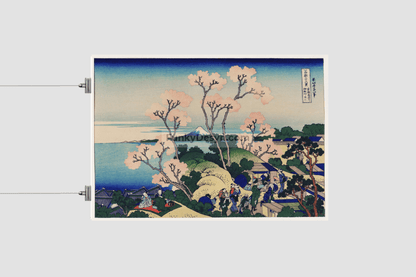 Goten-Yama Hill, Shinagawa on the Tokaido by Katsushika Hokusai (1760-1849