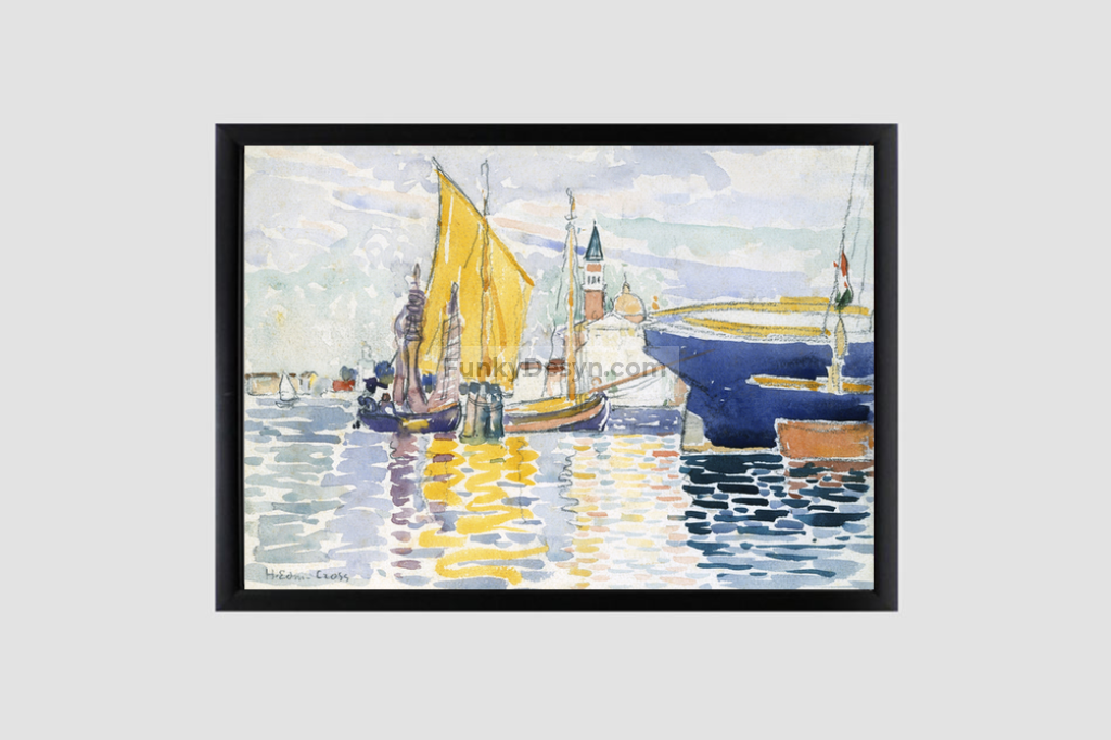 Venice-The Giudecca (1903) painting in high resolution by Henri-Edmond Cross