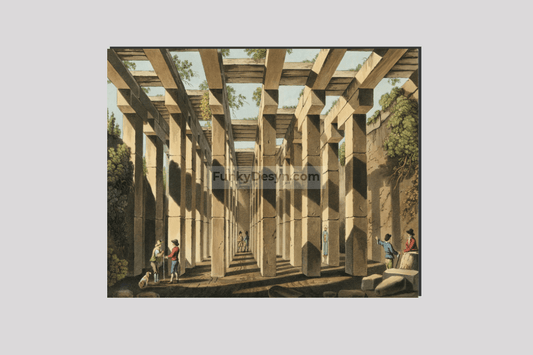 Ancient Cistern in Val di Noto from Views in the Ottoman Dominions, in Europe, in Asia, and some of the Mediterranean islands (1810) illustrated by Luigi Mayer (1755-1803).