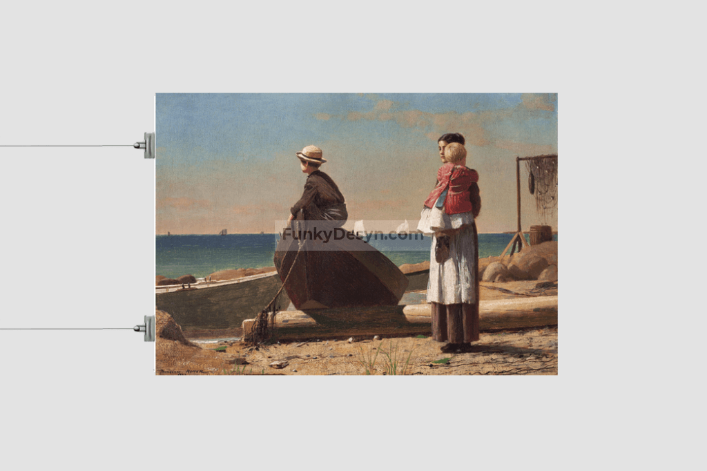 Dad's Coming (1873) by Winslow Homer