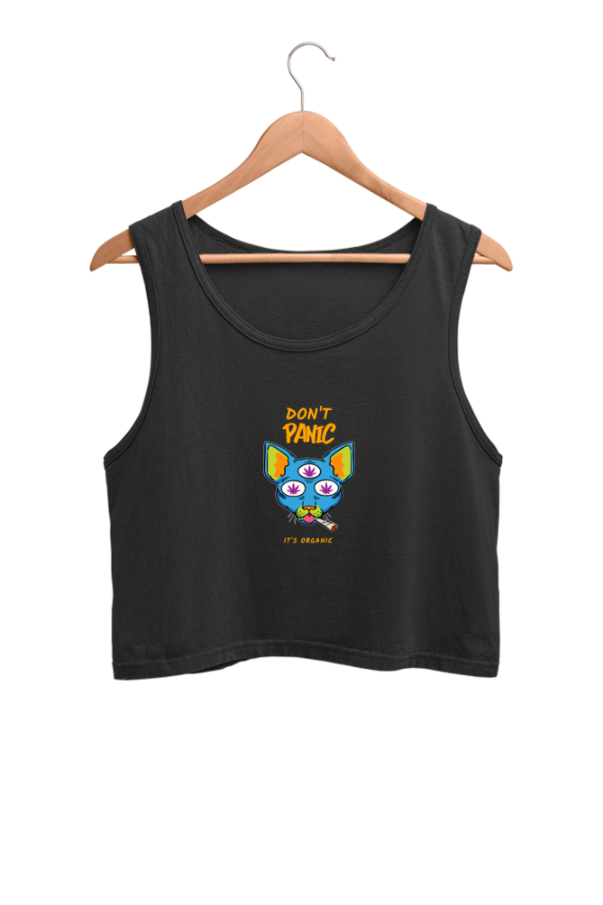 Don't Panic Its Organic - Crop Tank