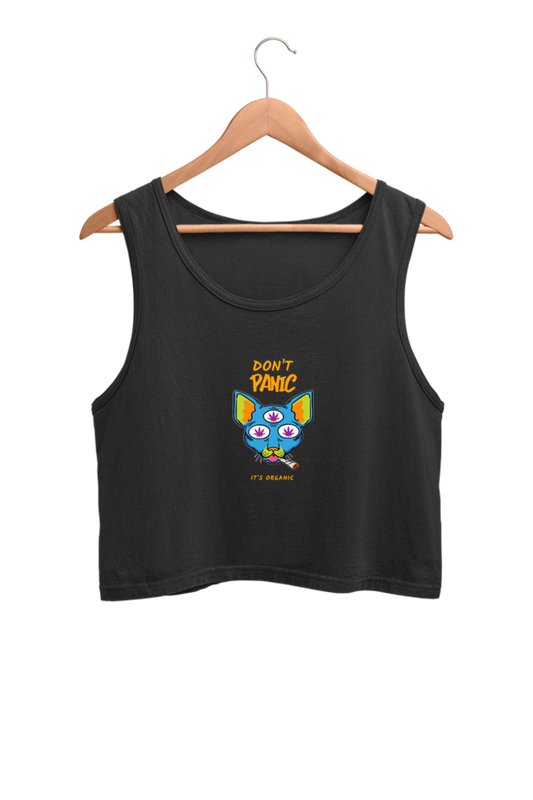 Don't Panic Its Organic - Crop Tank