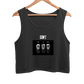 Bold skulls - Crop Tank Tops