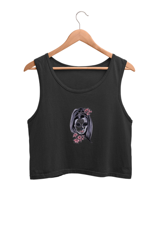 Gothic Woman - Crop Tank Tops