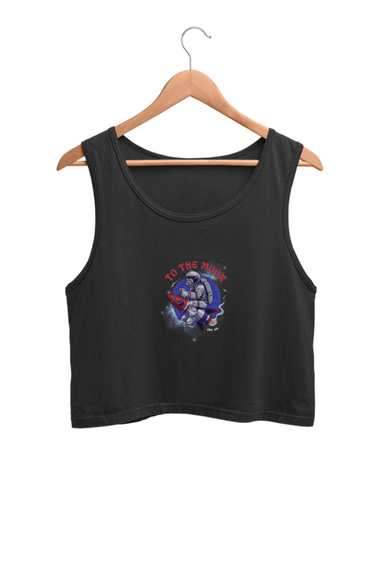 To The Moon - Crop Tanks