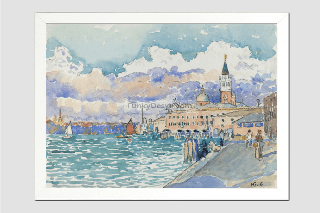 Venice (1903) painting in high resolution by Henri-Edmond Cross.