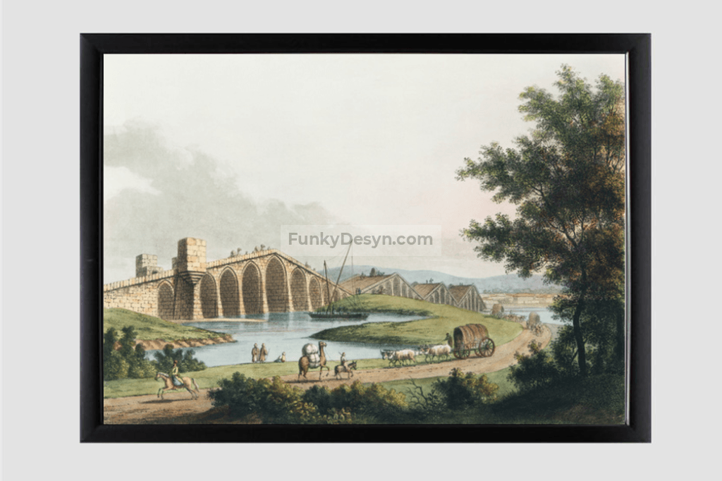 Ponte grande  by Luigi Mayer (1755-1803).