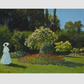 Monet's Lady in the garden (1867)