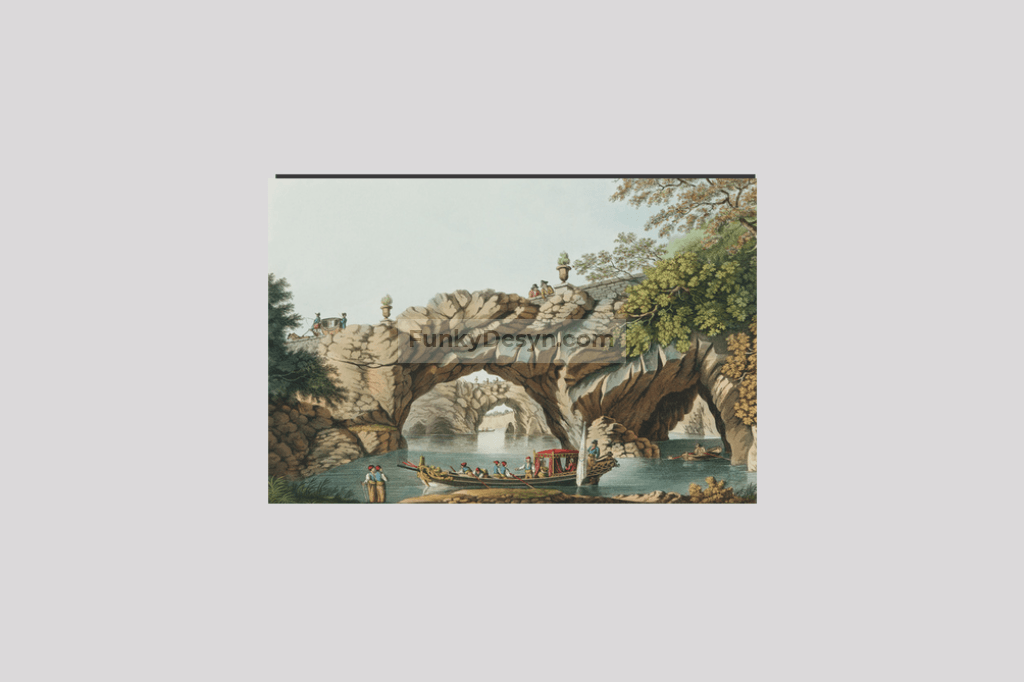 View at Villa Scabrosa by Luigi Mayer (1755-1803)