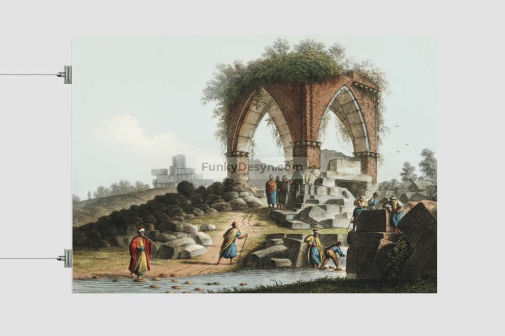 Fountain of Serpents from Views in the Ottoman Dominions, in Europe, in Asia, and some of the Mediterranean islands (1810) illustrated by Luigi Mayer (1755-1803).