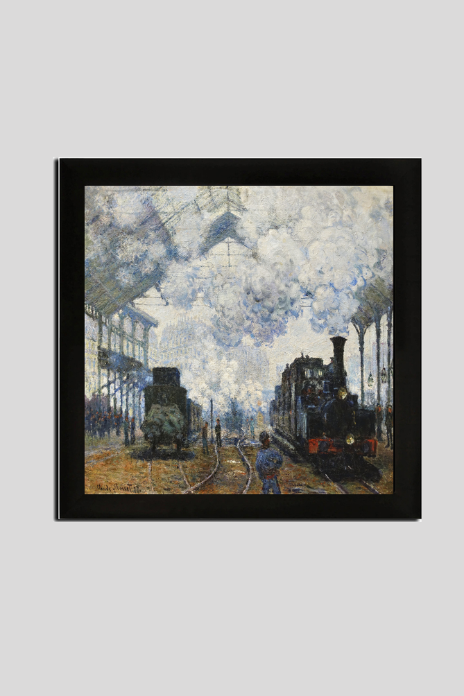 Claude Monet's Arrival of the Normandy Train (1877)