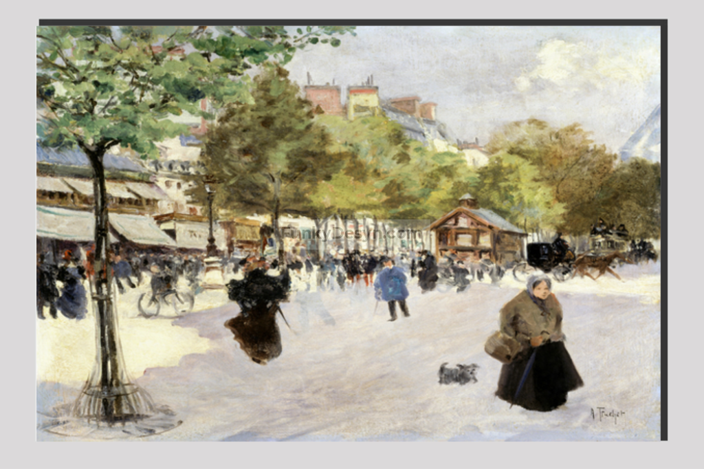 Boulevard de Clichy (1895) by Louis Abel-Truchet.