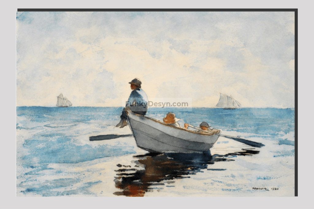 Boys in a Dory (1880) by Winslow Homer