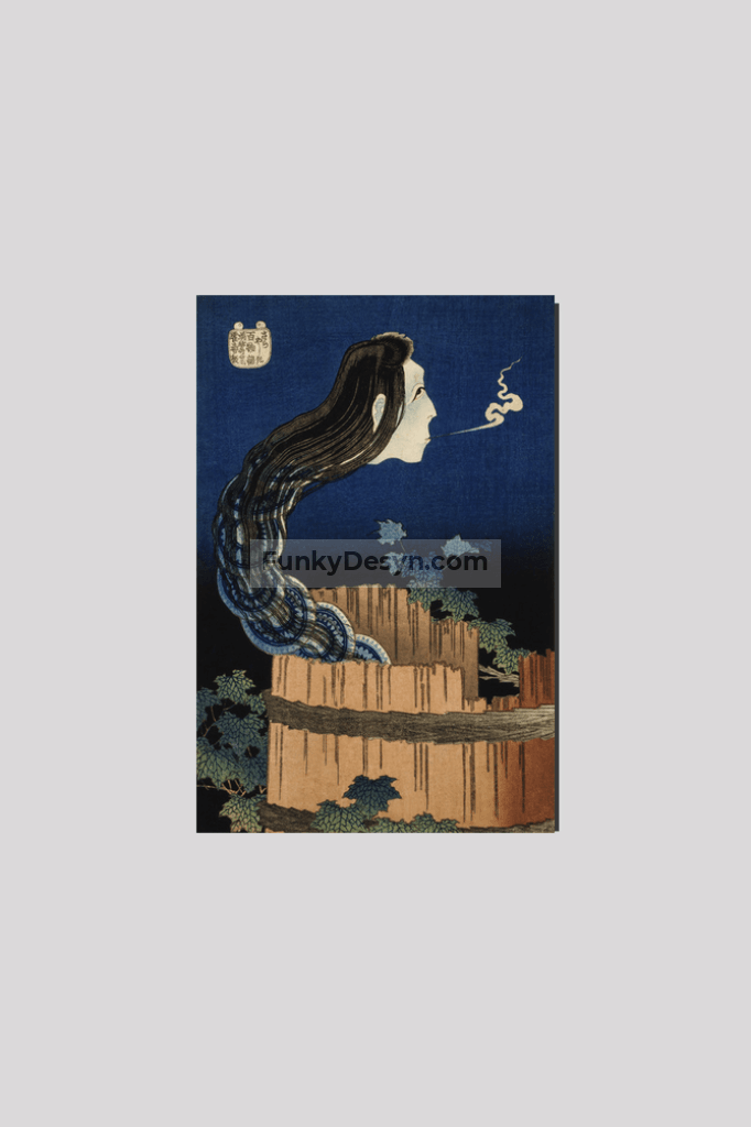 The Plate Mansion by Katsushika Hokusai (1760-1849)