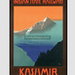 Vintage Kashmir Travel Poster 11.7X16.54 Inches/ Rolled Decor