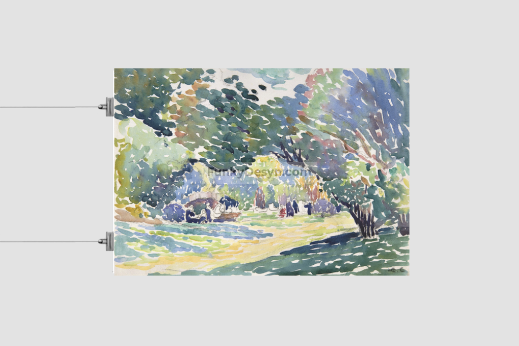Landscape (1904) by Henri-Edmond Cross.