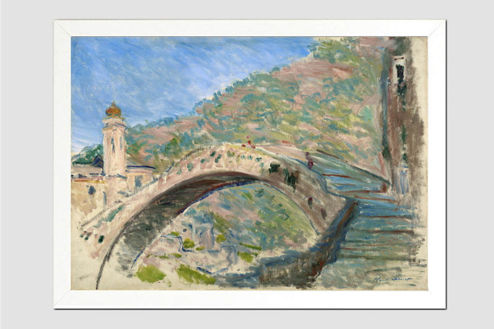Monet's Bridge at Dolceacqua (1884)