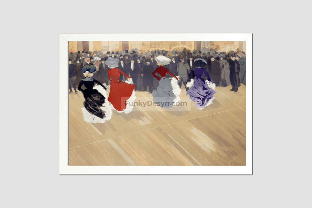 The quadrille at the Moulin-Rouge (1902) by Louis Abel-Truchet.