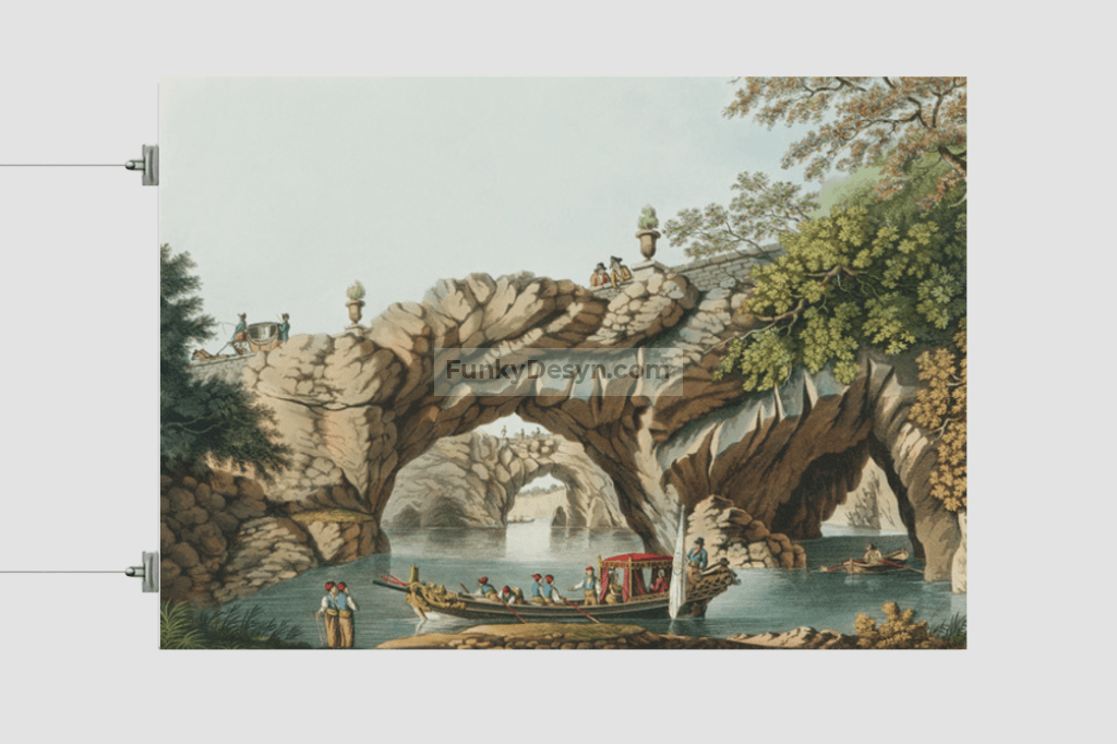 View at Villa Scabrosa by Luigi Mayer (1755-1803)