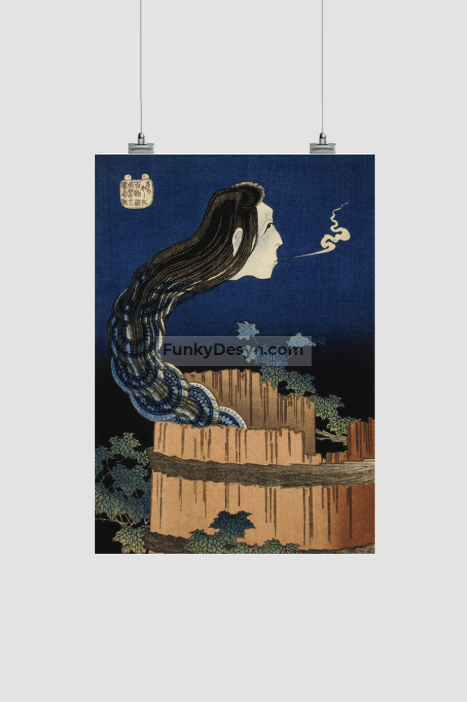 The Plate Mansion by Katsushika Hokusai (1760-1849)